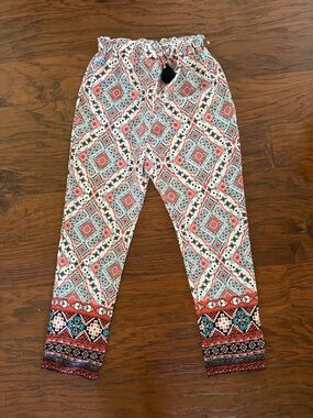 Girl’s Sequin Hearts Pants